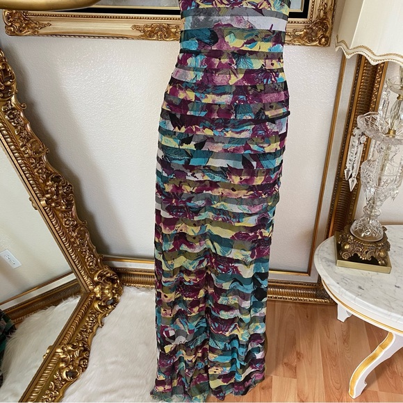 BCBGMaxAzria Dharma Dark Iris Combo Dress - Picture 5 of 14